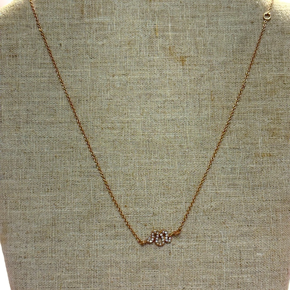 🌟 Stella & Dot Rose Gold Sidewinder Necklace🌟
